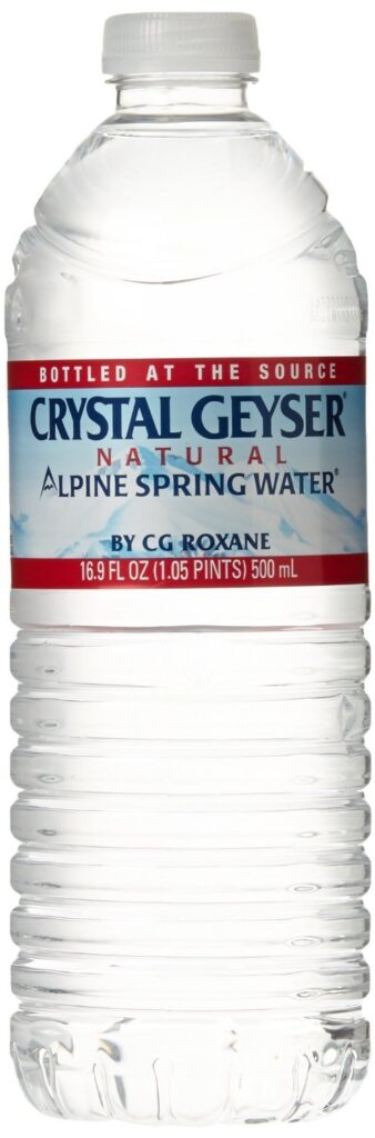 Crystal Geyser Bottled Water Display Sample