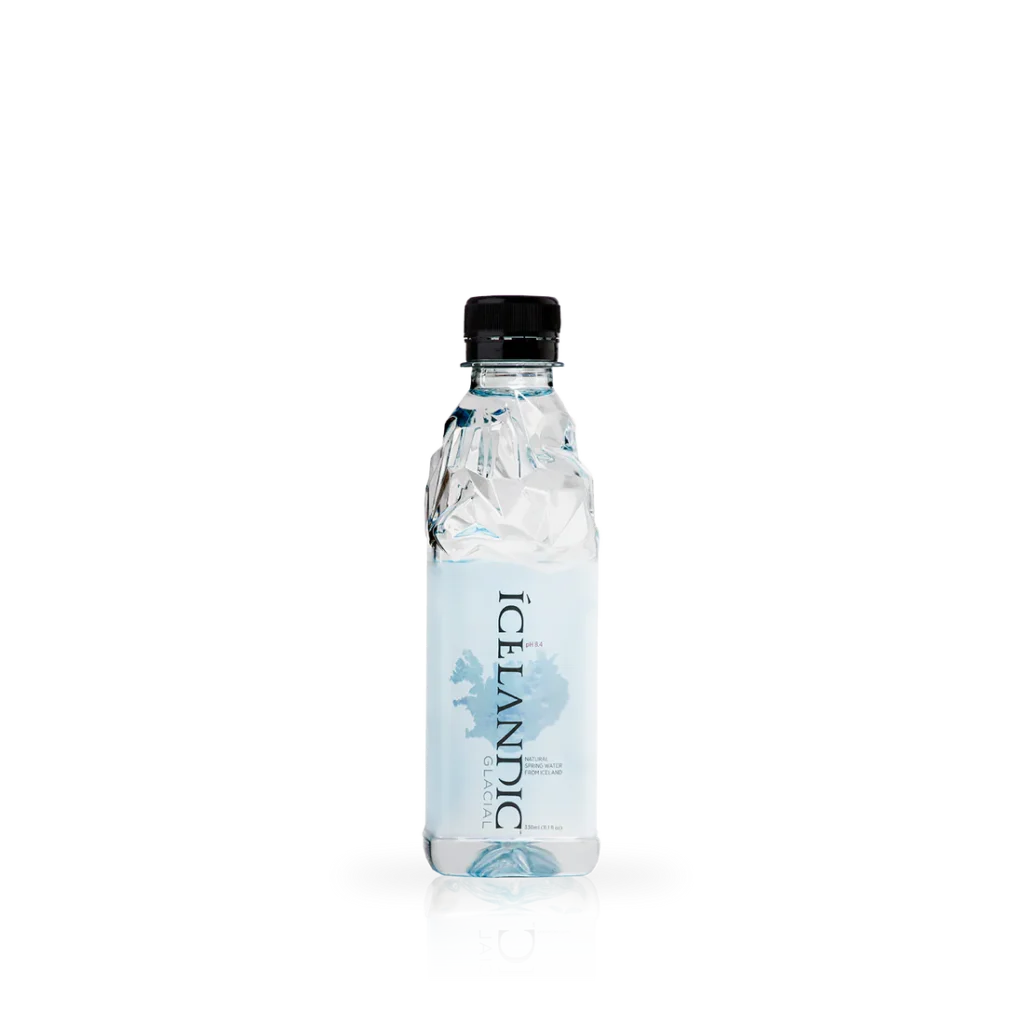 Icelandic Glacial Bottled Water Display Sample