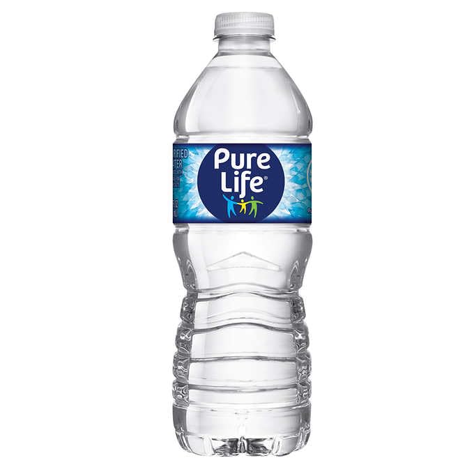 Pure Life Bottled Water Display Sample