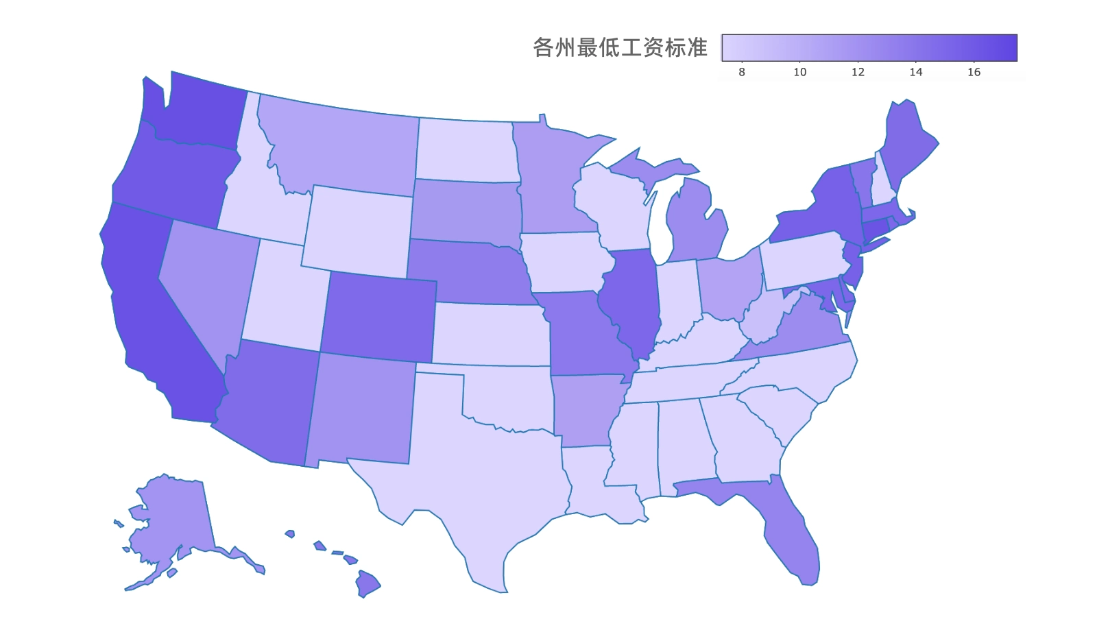 2025年美国最低工资与小费工资标准【各州对照】 | 北美餐饮通