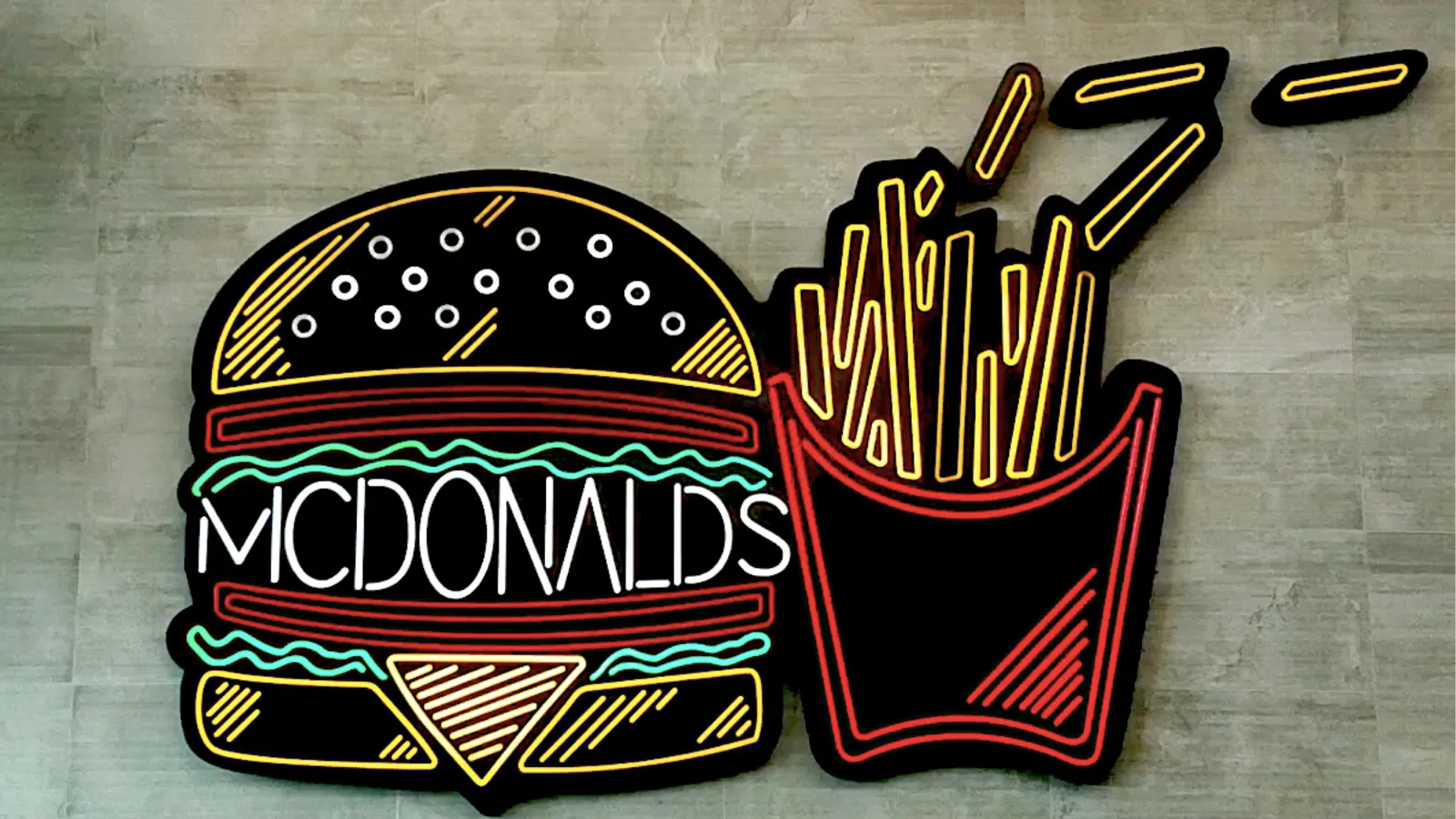 McDonald’s品牌标识,长期保持美国最大汉堡连锁品牌市场领先地位
