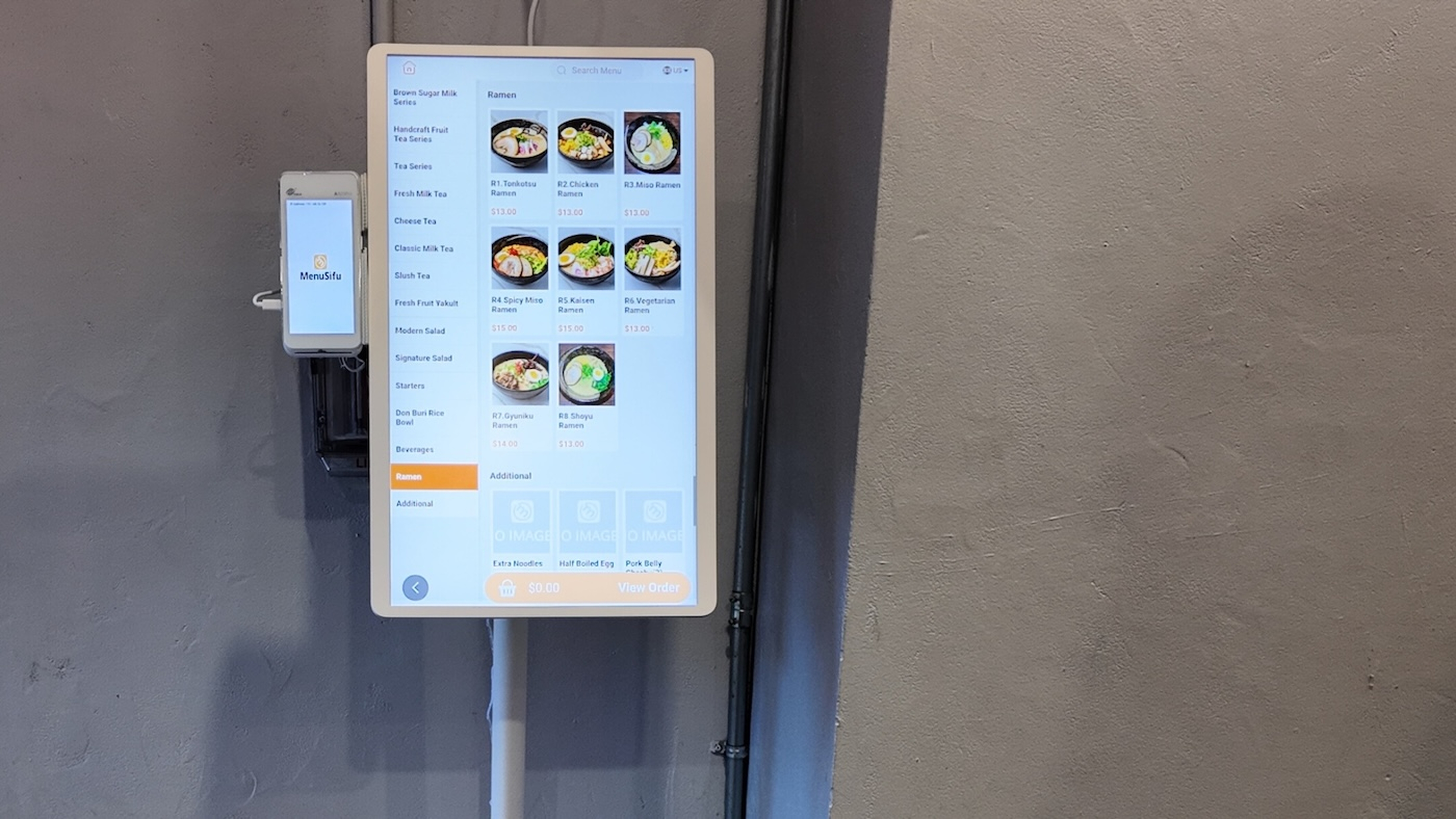 MenuSifu餐馆电脑自助点餐机堂食