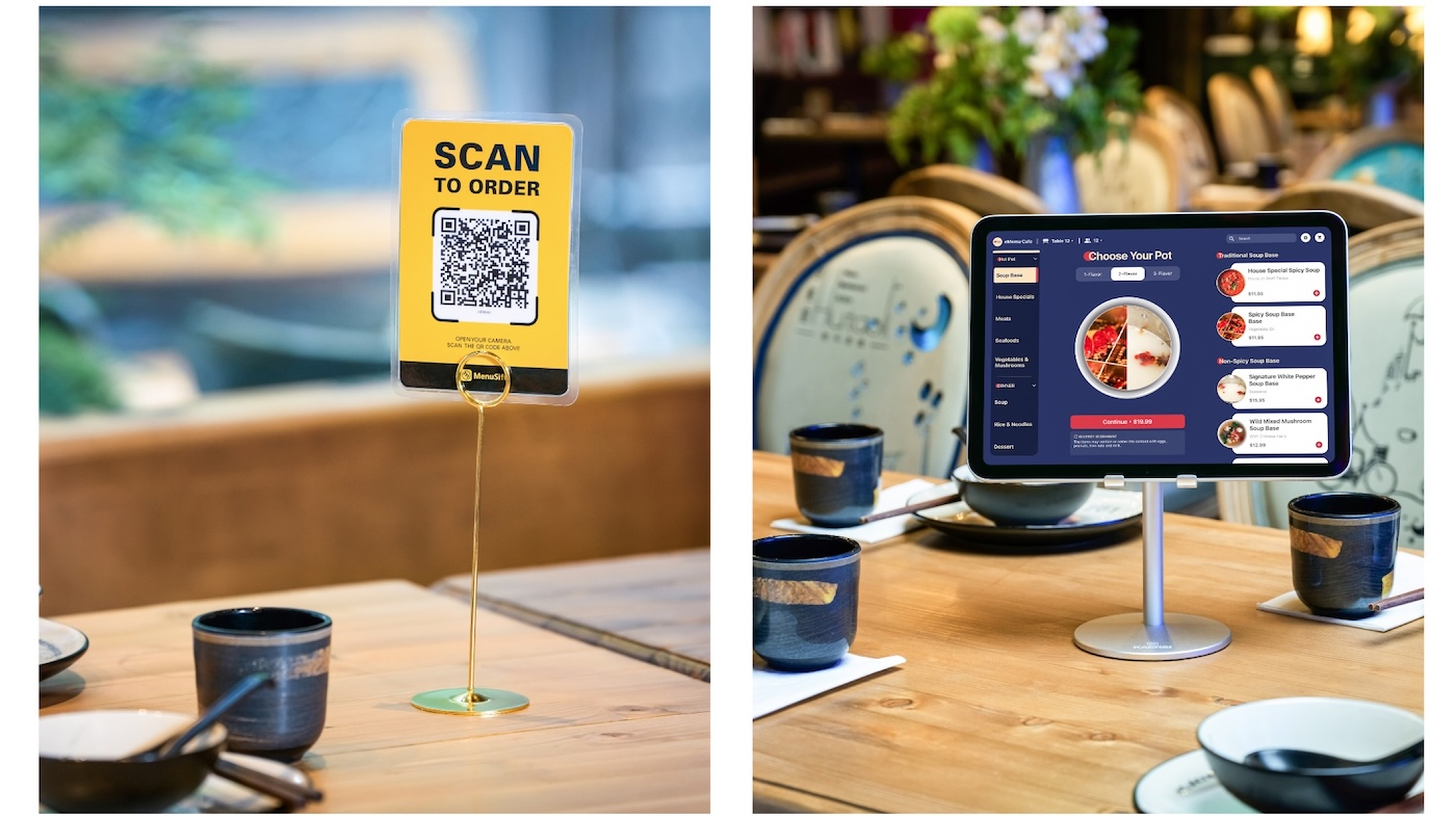 MenuSifu餐馆电脑扫码平板点餐
